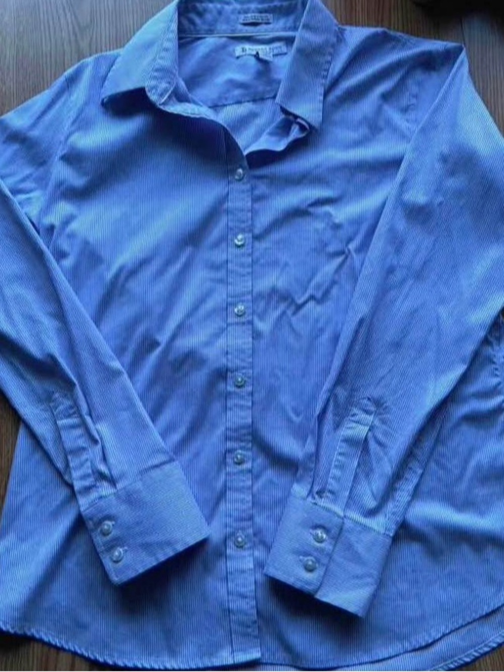 Hudson Baby Light Blue Womens Dress Shirt - Button Front